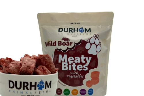 Durham Animal Feeds Meaty Bites Wild Boar with Veg & Supplements 1kg product image