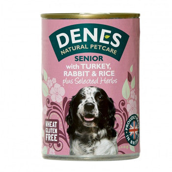 Denes Dog Can Senior Turkey Rabbit & Rice 400g product image