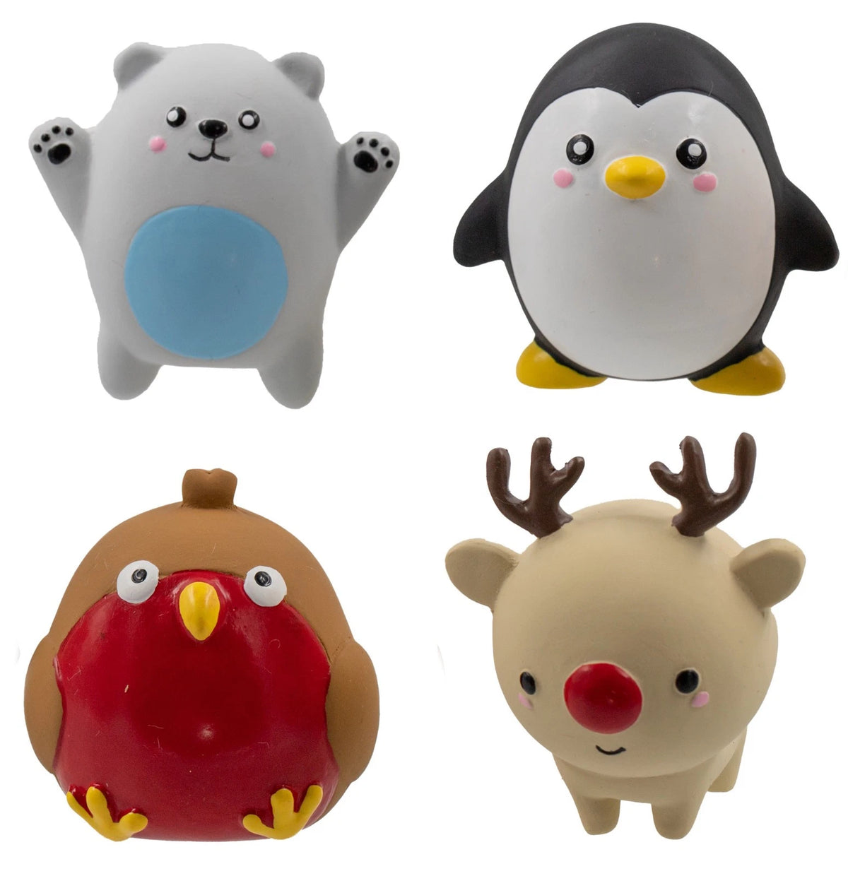 James Marketing Merry Minis Scented Latex Christmas Dog Toy product image