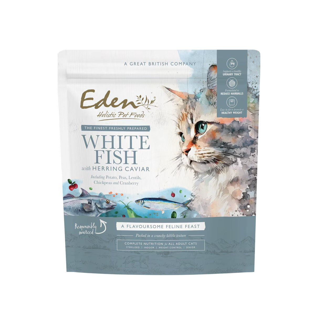 Eden Cat White Fish with Herring Caviar 1.5kg product image