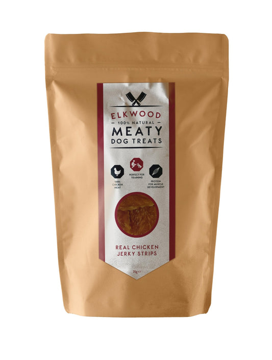 Elkwood 100% Real Chicken Jerky Strips product image