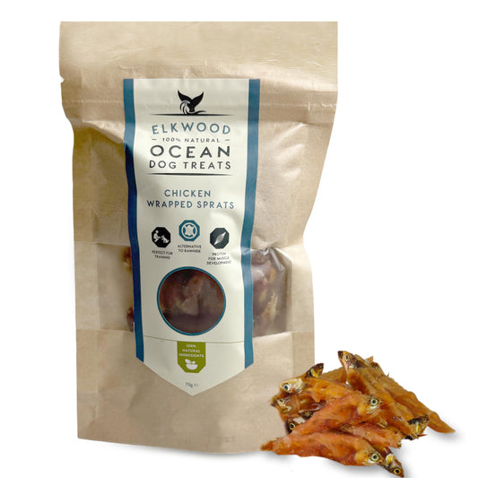 Elkwood Chicken Wrapped Sprats 70g product image