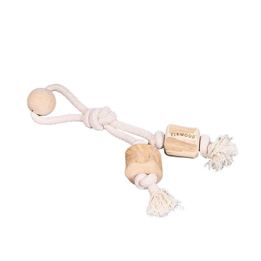 Elkwood Coffee Wood Double Rope Dog Toy product image