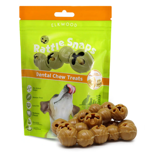 Elkwood Rattlesnaps Dental Chew Peanut & Pumpkin With Chicken 4pc 100g product image
