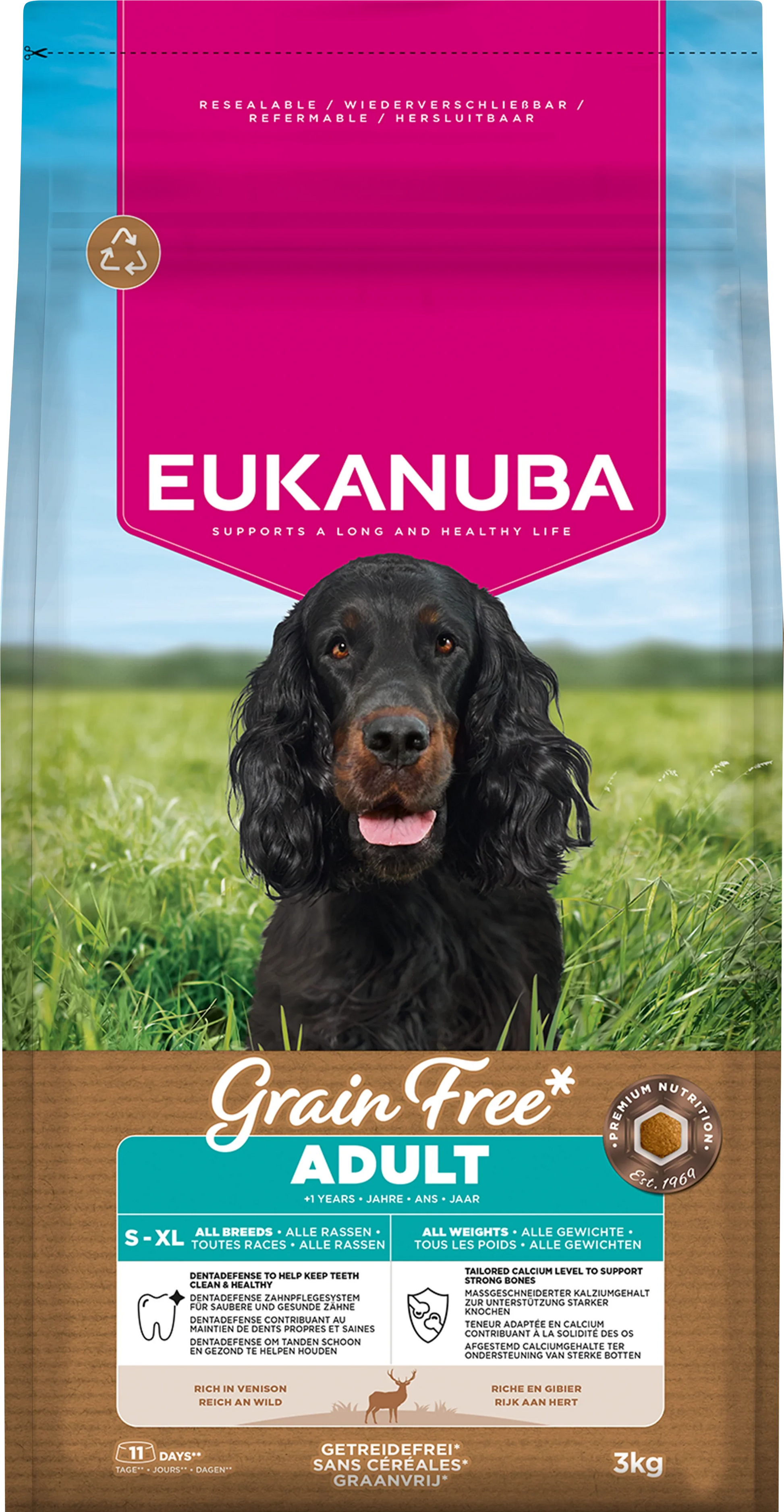 Eukanuba Adult Grain Free Ocean Fish Small/Medium Breed 12kg product image