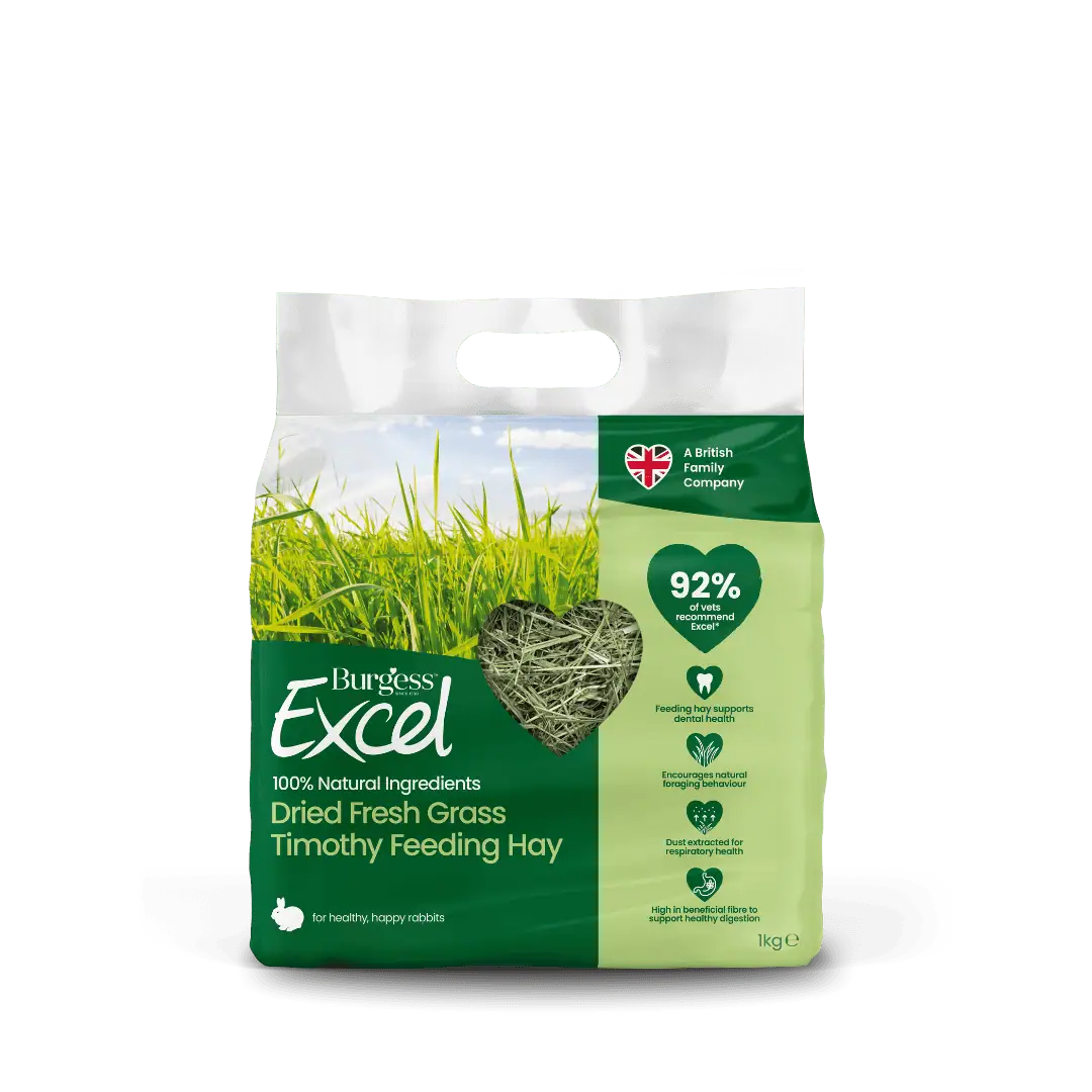 Burgess Excel Dried Fresh Grass Timothy Feeding Hay – 1kg product image