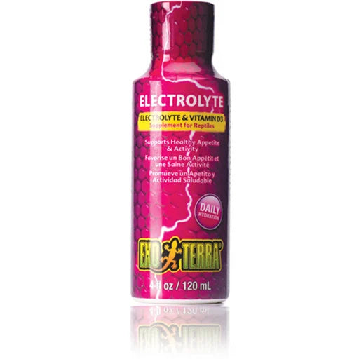 Exo Terra Electrolyte & Vitamin D3 Supplement 120ml product image