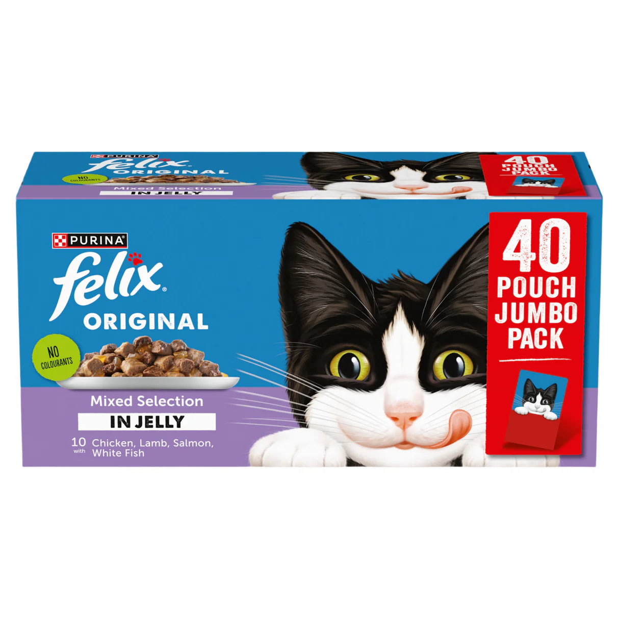 Felix Original Mixed Selection In Jelly Wet Cat Food 40X85g product image
