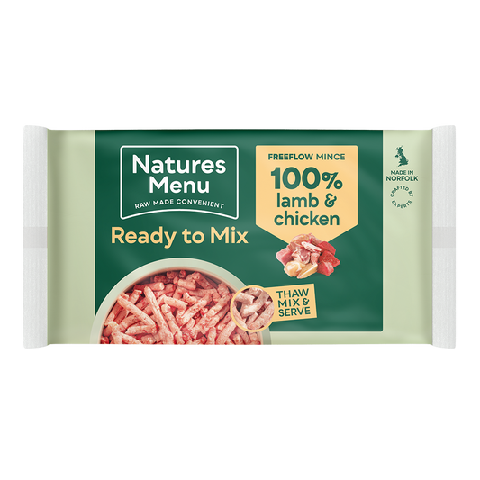 Natures Menu Freeflow Mince Lamb & Chicken 2Kg