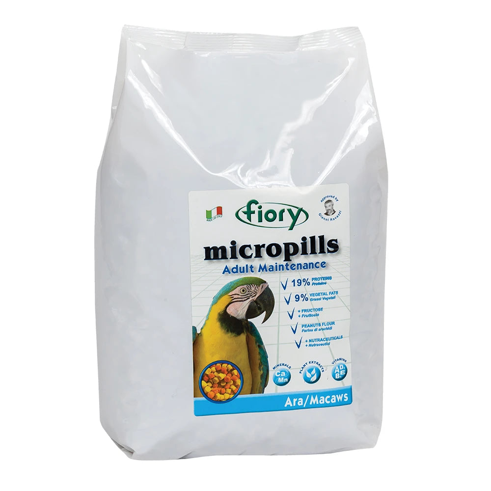 Fiory MicroPills Cold Pressed Pellets Macaw Parrot Food 2.5kg product image