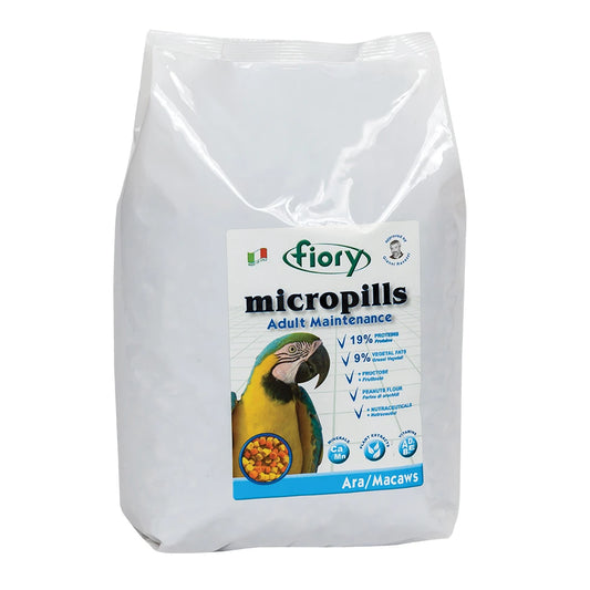 Fiory MicroPills Cold Pressed Pellets Macaw Parrot Food 2.5kg product image
