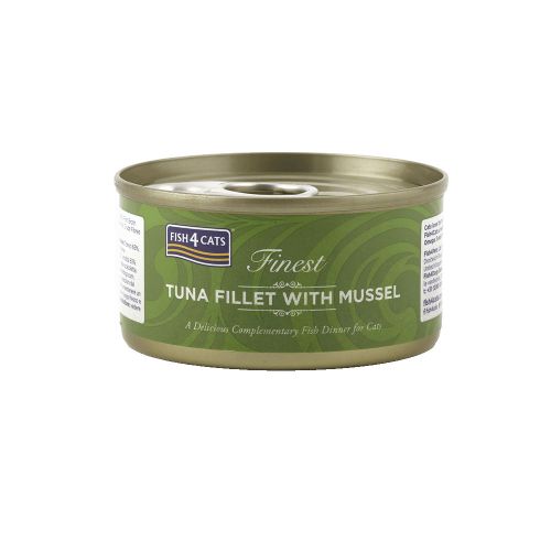 Fish4Cats Finest Tuna Fillet With Mussel 70g product image