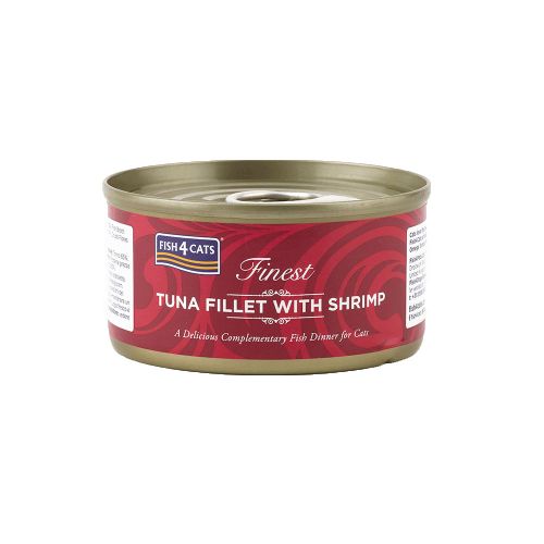 Fish4cats Finest Tuna Fillet With Shrimp 70G product image