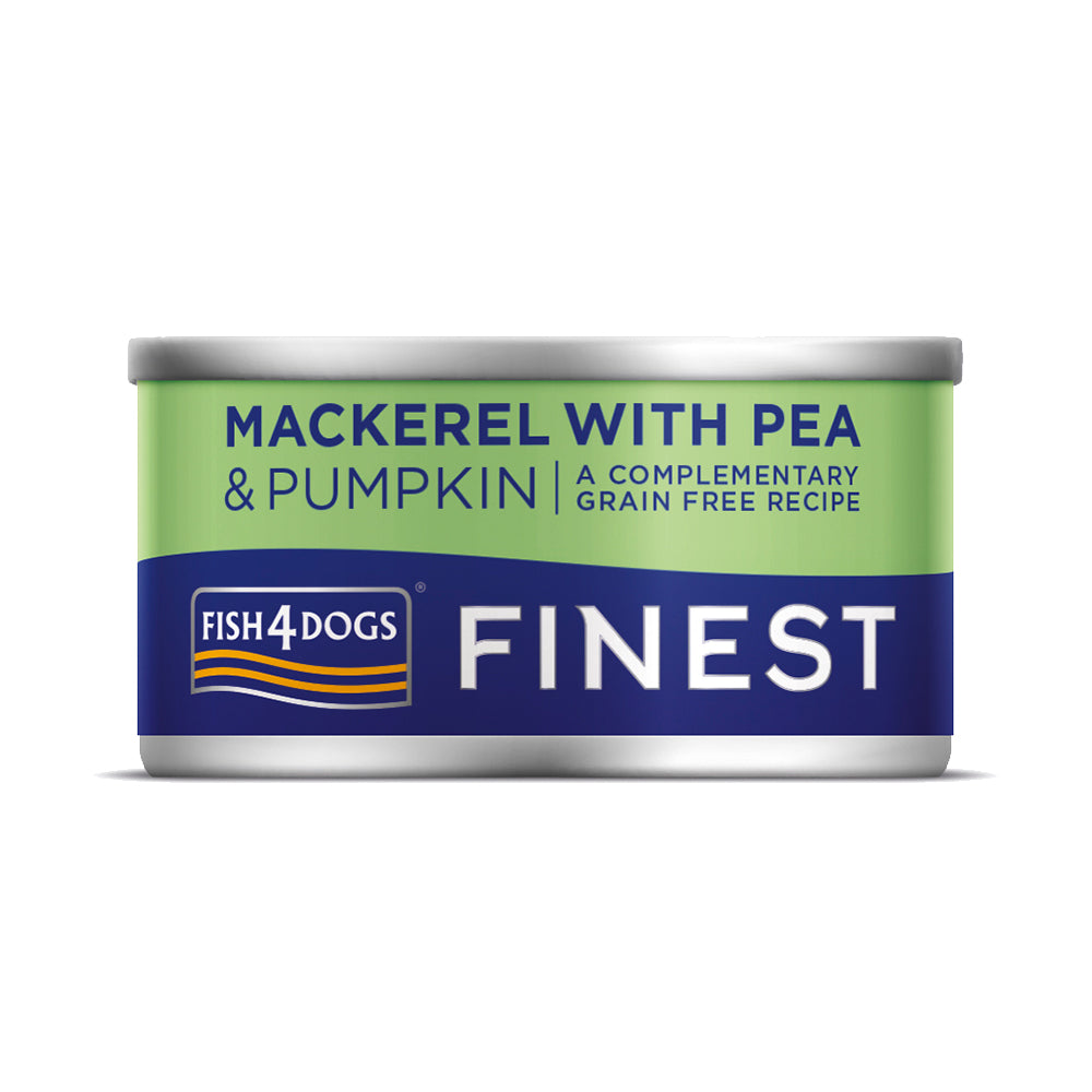 Fish4dogs Can Finest Mackerel With Pea & Pumpkin 85G product image