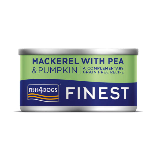 Fish4dogs Can Finest Mackerel With Pea & Pumpkin 85G product image
