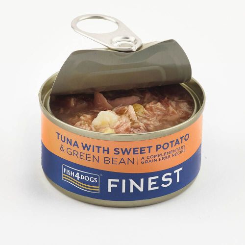 Fish4dogs Can Finest Tuna With Sweet Potato & Green Bean 85G product image