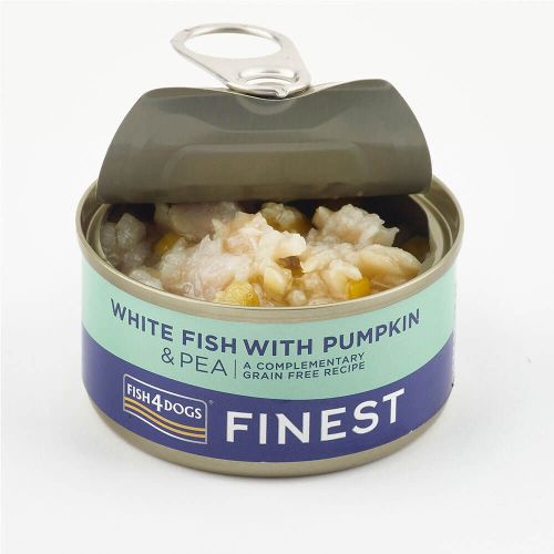 Fish4dogs Can Finest White Fish With Pumpkin & Pea 85G product image
