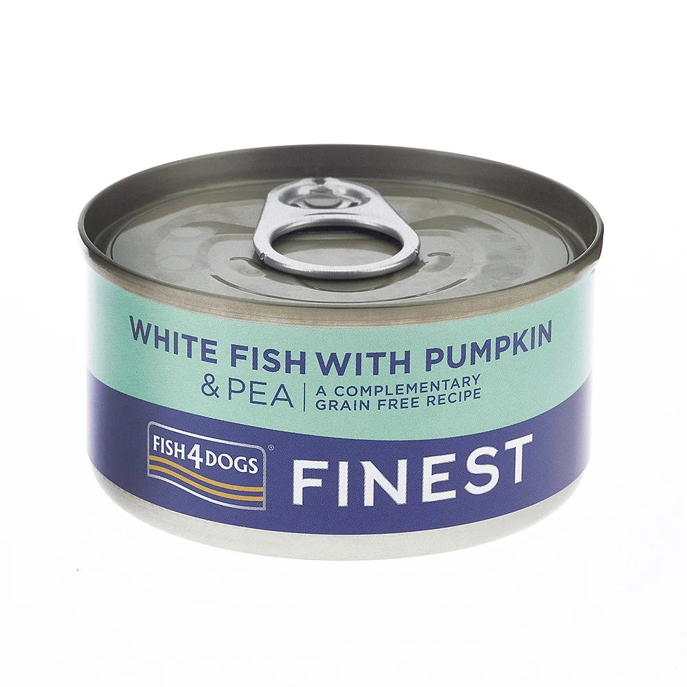 Fish4dogs Can Finest White Fish With Pumpkin & Pea 85G product image