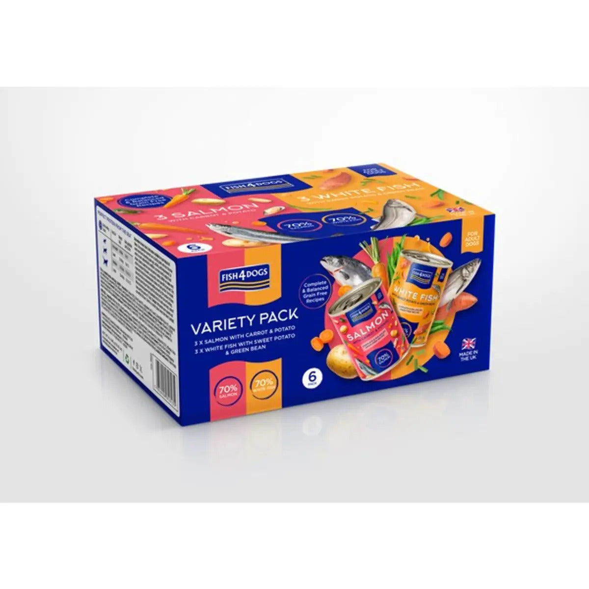Fish4dogs Complete Tins Variety Pack 395G X 6 product image