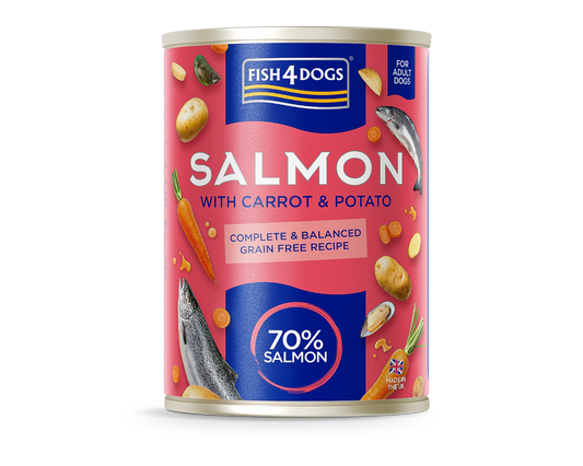 Fish4Dogs - Finest Salmon with Carrot & Potato - 395g product image