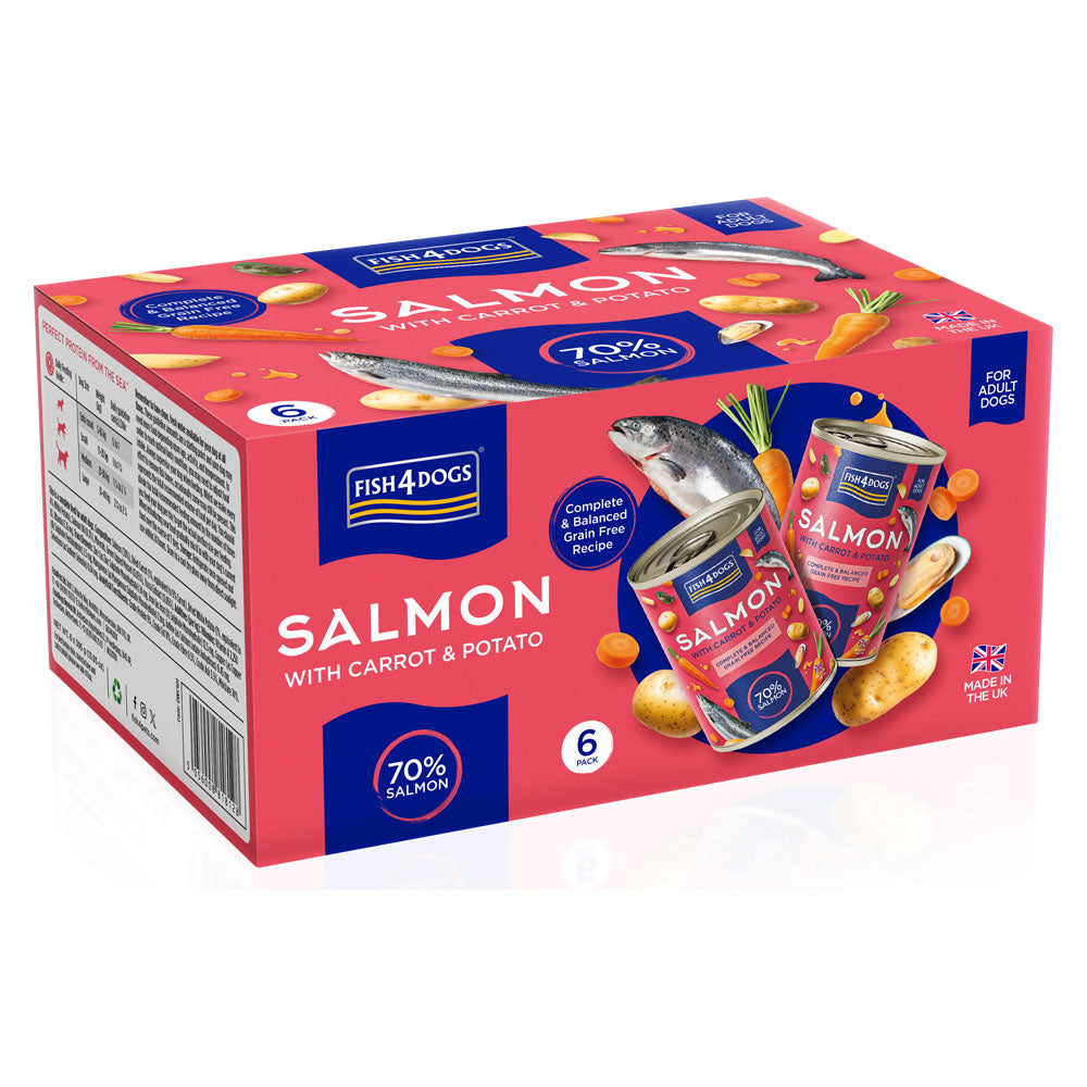 Fish4dogs Tins Complete Salmon 395G X 6 product image