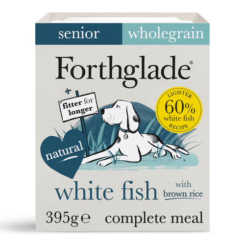 Forthglade Complete Senior White Fish & Brown Rice 395g product image