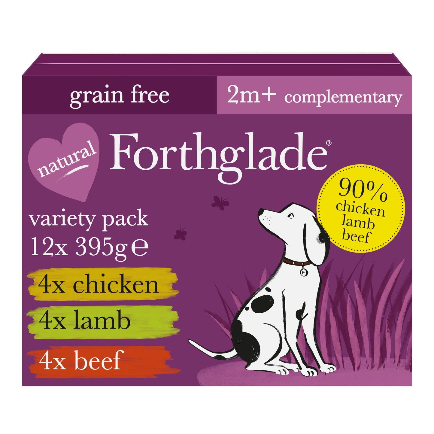 Forthglade Multipack Just Chicken, Lamb & Beef 12x395g product image