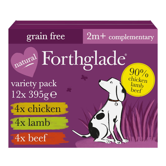 Forthglade Multipack Just Chicken, Lamb & Beef 12x395g product image