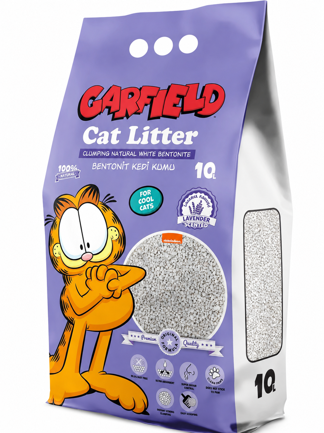 Garfield Bentonite Lavender Cat Litter 10L product image