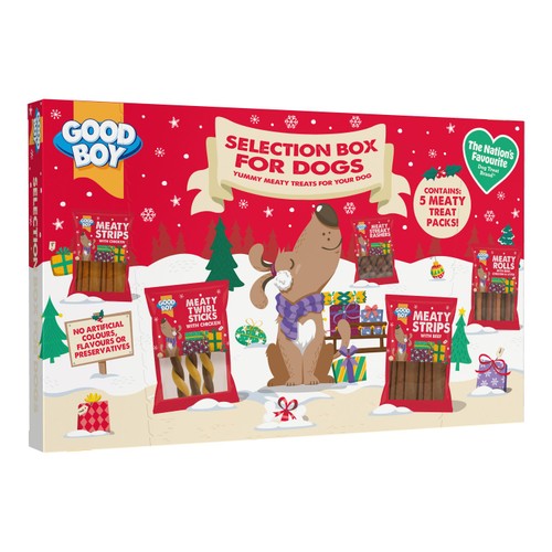 Good Boy Christmas Dog Treat Selection Box 150g product image