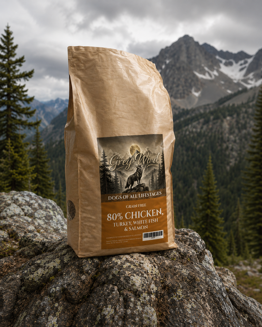Grey Wind 80:20 Chicken, Turkey, White Fish & Salmon 13.5kg product image