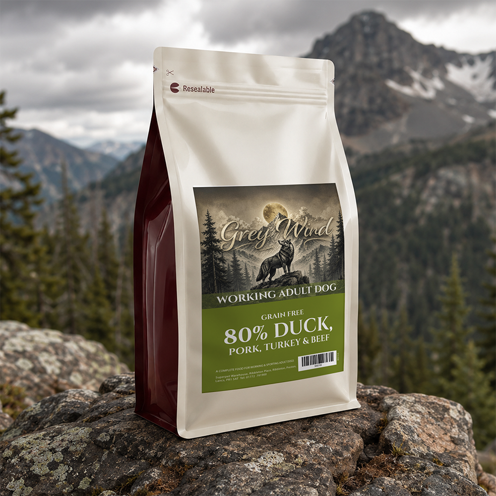 Grey Wind 80:20 Duck, Pork, Turkey & Beef 2kg product image