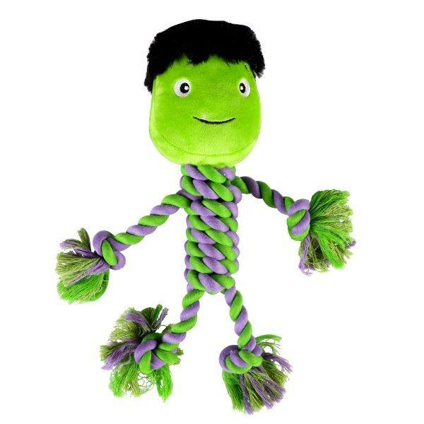 Pet Brands Halloween Frankenstein Rope Dog Toy product image