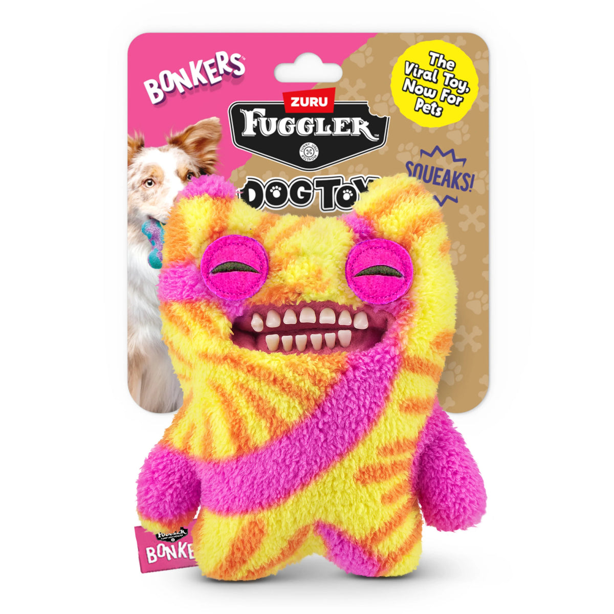 Fuggler Old Tooth Tie Dye Dog Toy product image