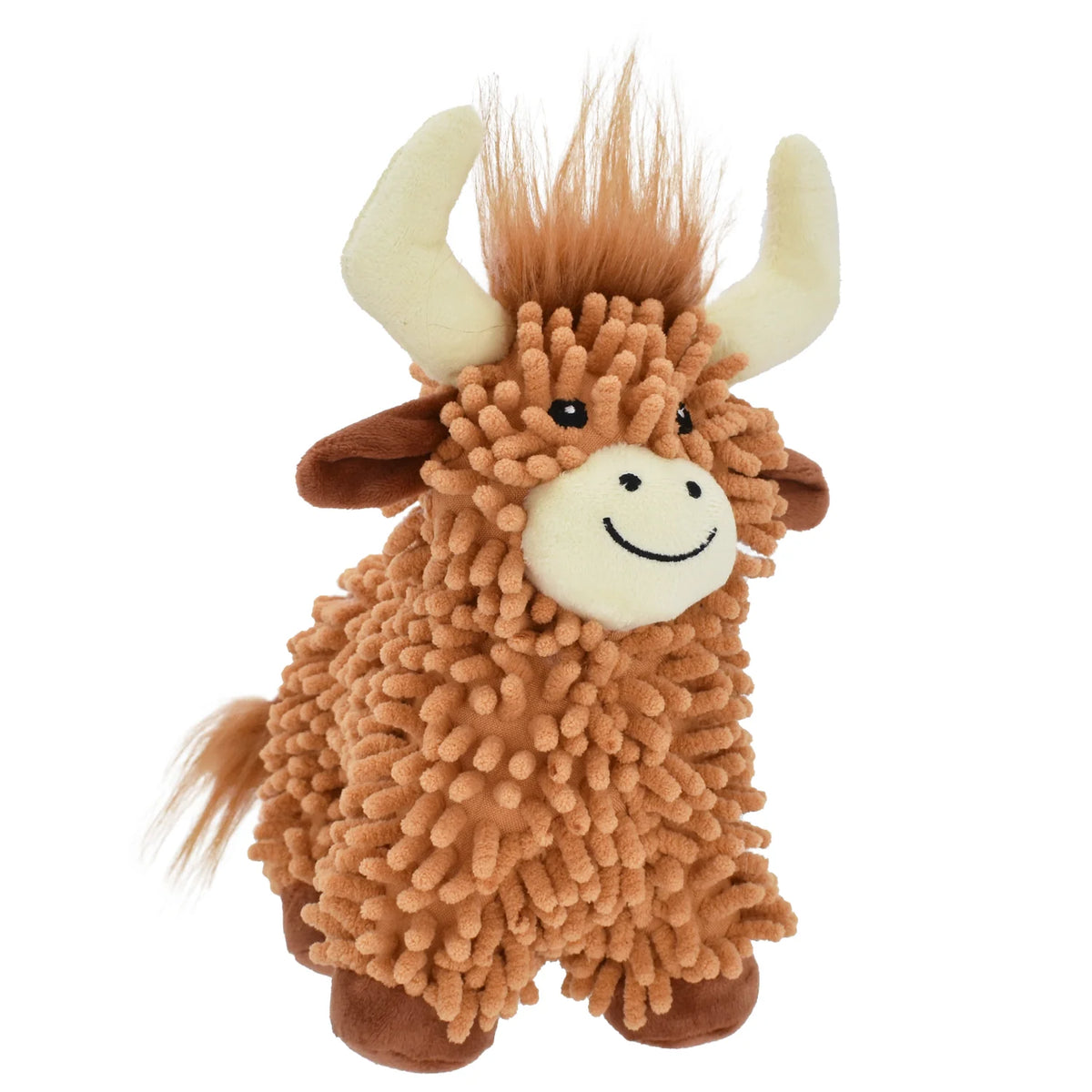 Happy Pet Floppy Moppy Highland Cow Dog Toy product image