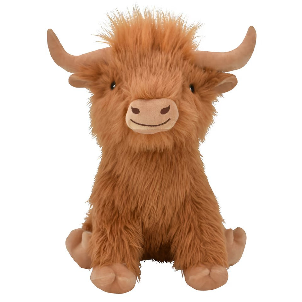 Happy Pet Jumbo Highland Cow Dog Toy product image