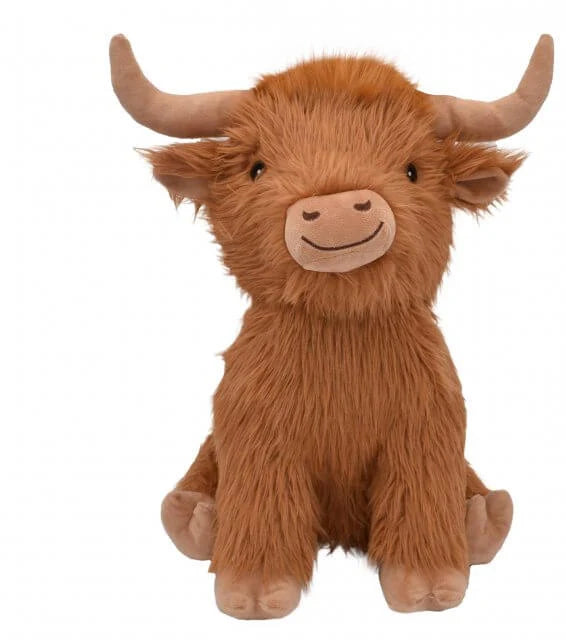 Happy Pet Highland Cow Dog Toy Medium (8") product image