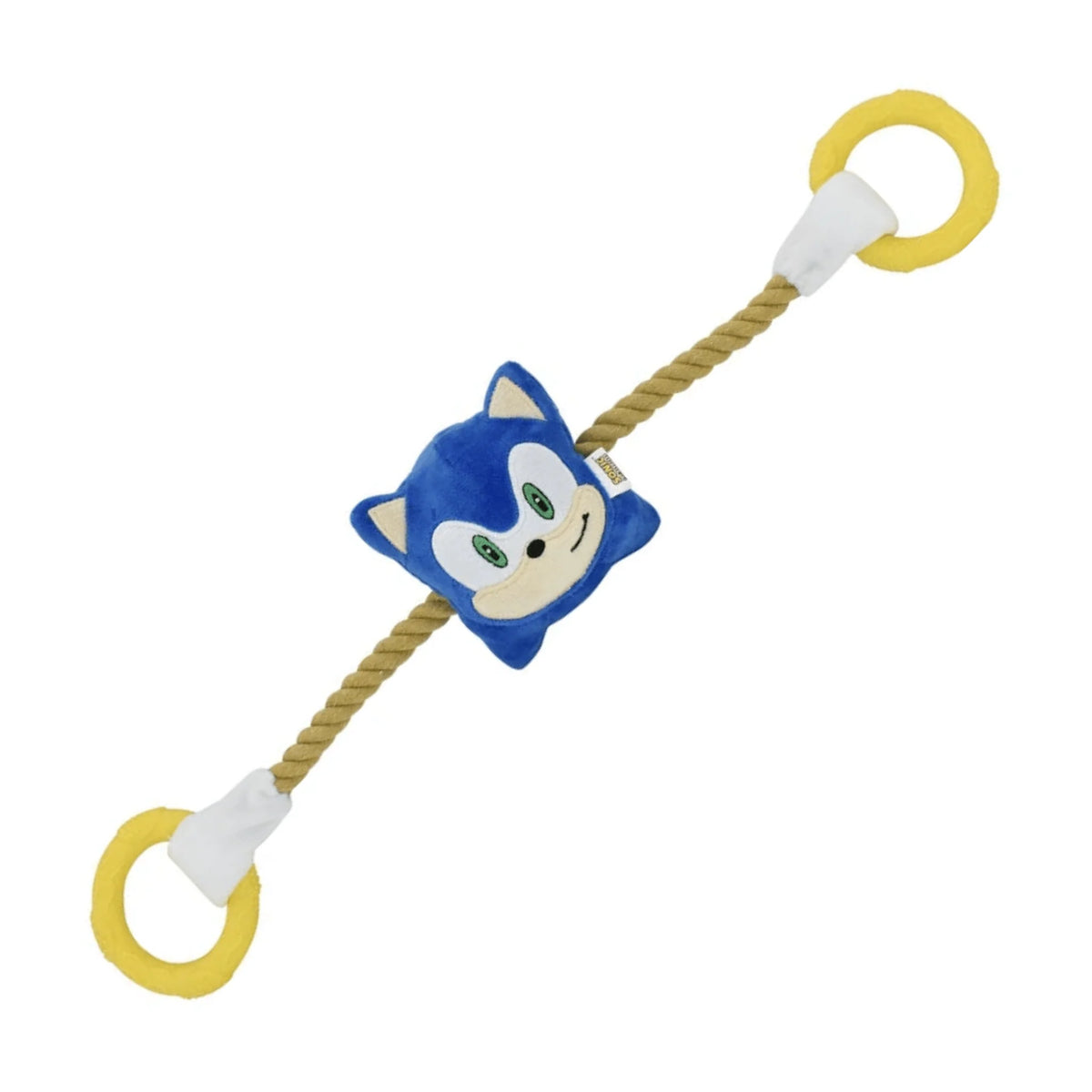 Multipet Sonic the Hedgehog Rope Tug with Rings Assortment 17" product image