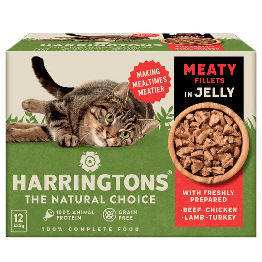 Harringtons Cat Wet Meaty Fillets In Jelly 12X85g product image