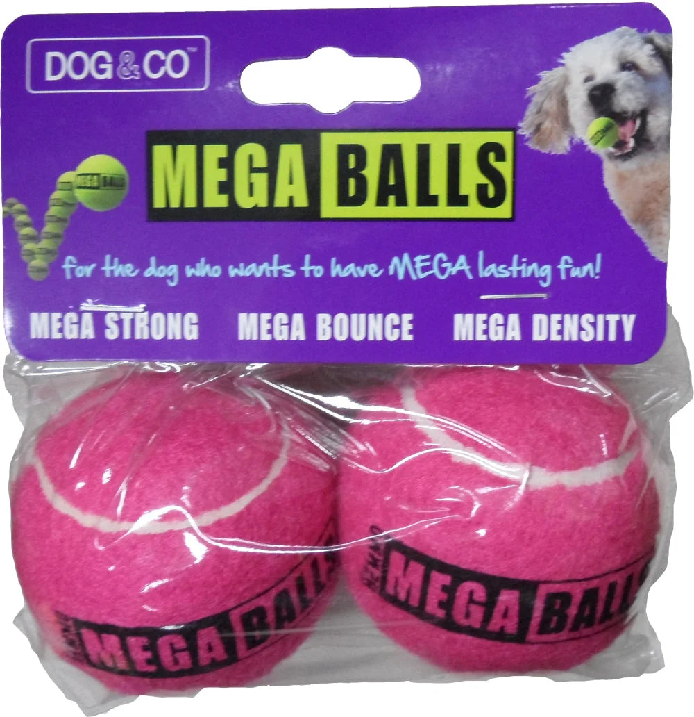 Hem & Boo Mega Balls 2.5" Pink – Pack of 2 product image