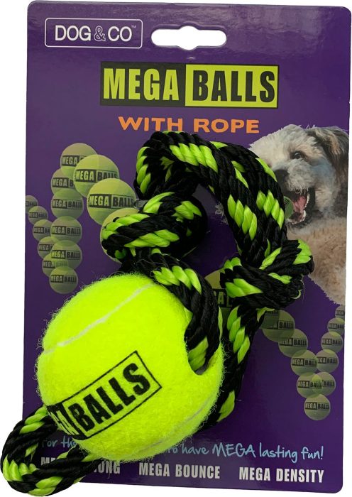 Hem & Boo Mega Ball with Rope 4" product image