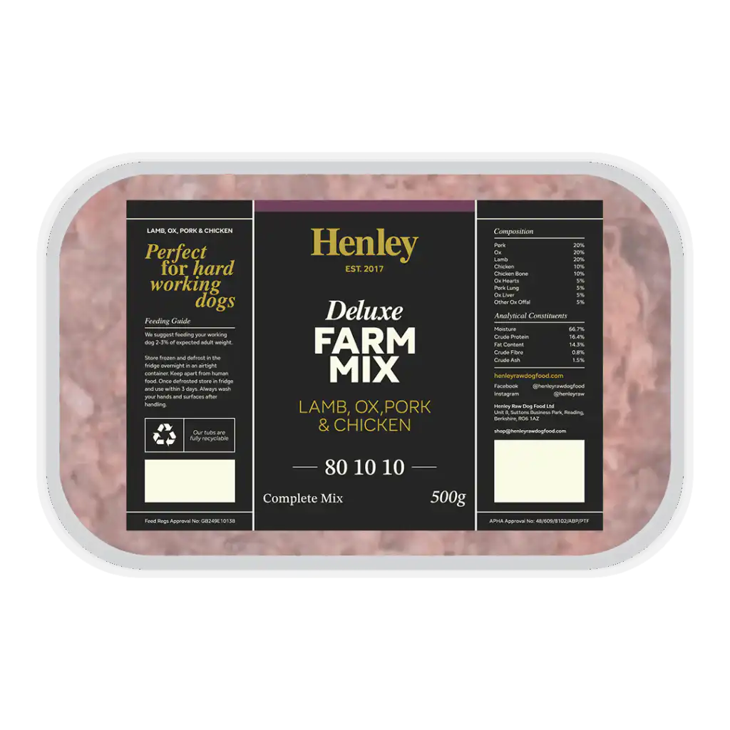 Henley Deluxe Farm Mix 80/10/10 500G product image