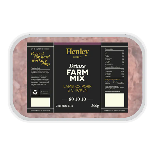 Henley Deluxe Farm Mix 80/10/10 500G product image