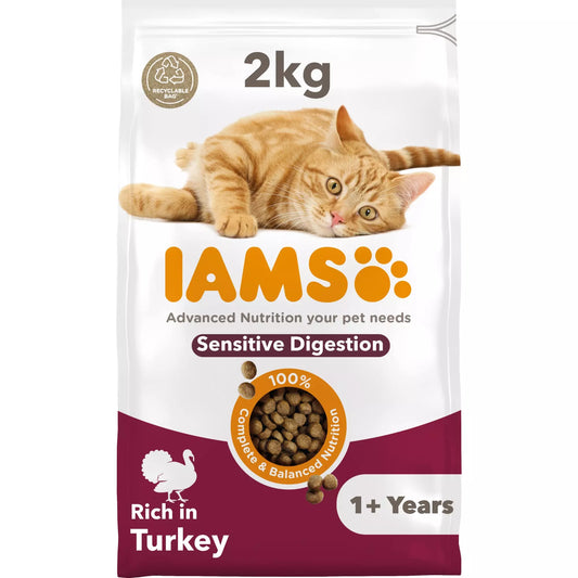 Iams Cat Adult Sensitive Turkey 2kg product image