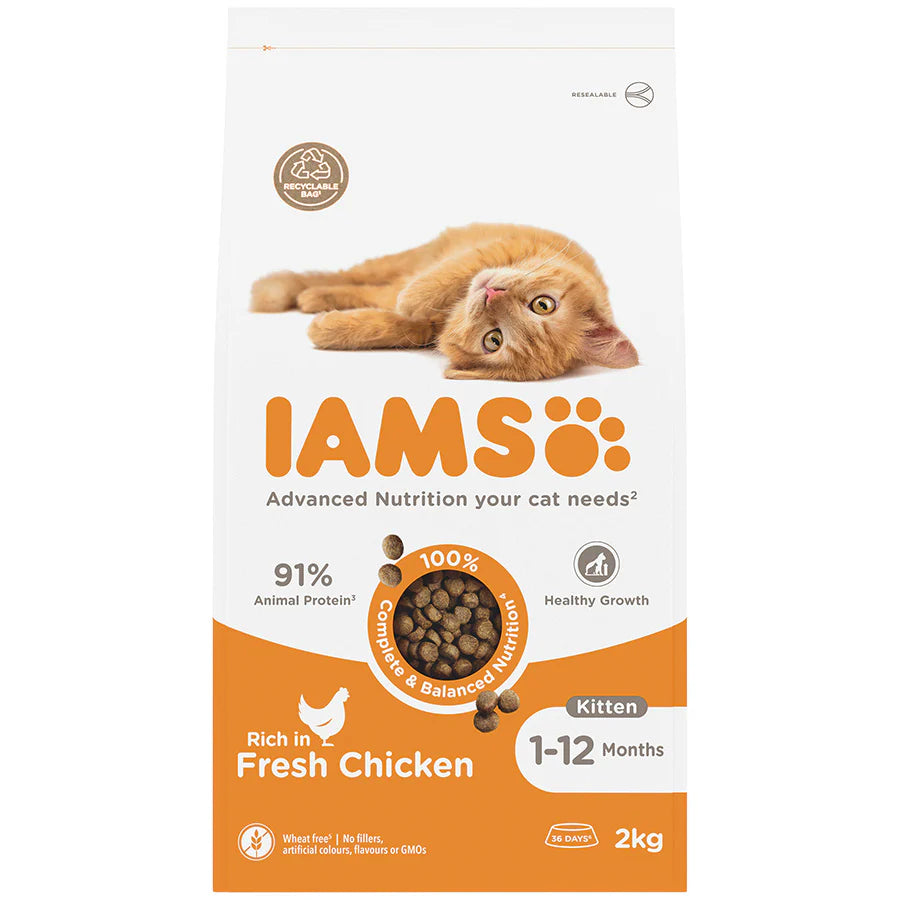 Iams Cat Kitten Chicken 2kg product image