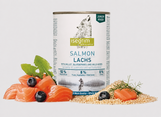 Isegrim Junior Salmon with Millet 400g product image