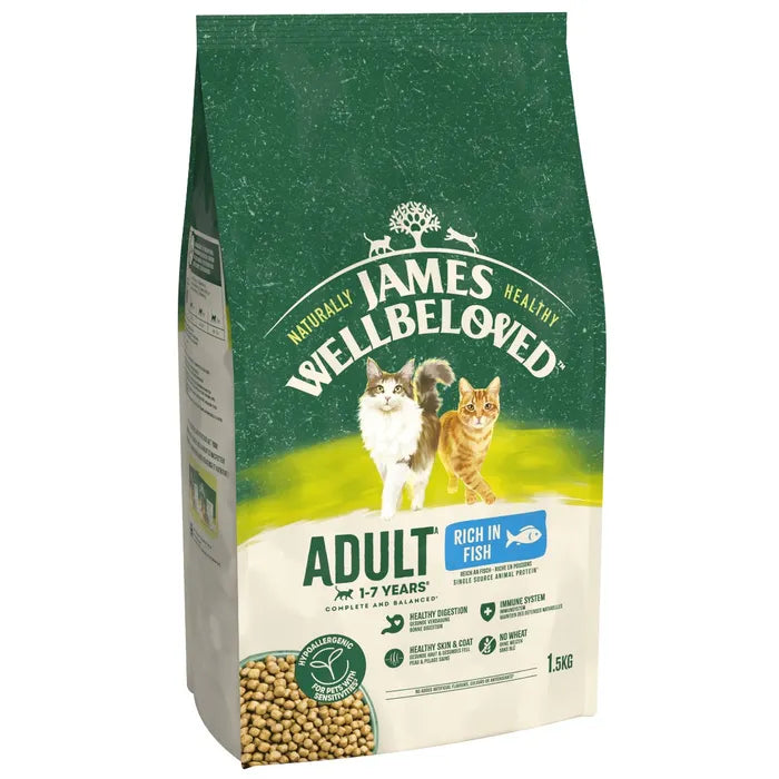 James Wellbeloved Cat Adult Fish 1.5kg product image