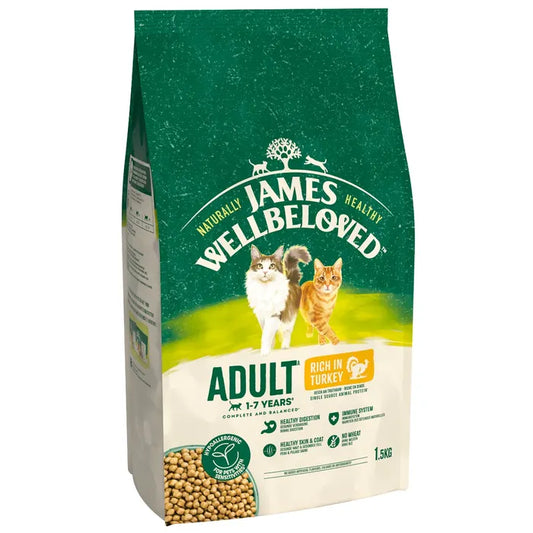 James Wellbeloved Cat Adult Turkey 1.5kg product image