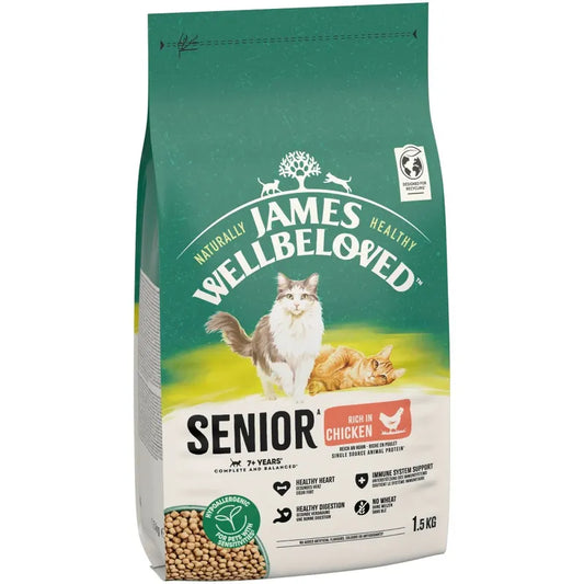 James Wellbeloved Cat Senior Chicken 1.5kg product image