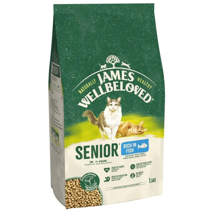 James Wellbeloved Cat Senior Fish 1.5kg product image